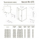 Душевой угол Veconi Rovigo RV-073, 1000х900х1950 хром, стекло прозрачное (комплект) Душевой угол Veconi Rovigo RV-073, 1000х900х1950 хром, стекло прозрачное (комплект)
