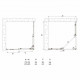 Душевой угол Veconi Rovigo RV-113 800x800x1850 хром стекло прозрачное RV113-80-01-C5