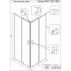 Душевой угол Veconi Rovigo RV-113B 800x800x1850 черный стекло прозрачное RV113B-80-01-C5