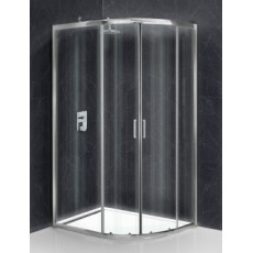 Душевой уголок BelBagno UNO-195-RH-2-100/80-C-Cr