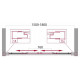 Дверь в проём BelBagno UNIQUE-BF-2-150/180-P-Cr