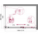 Душевой уголок BelBagno ACQUA-AH-1-150/100-C-Cr Душевой уголок BelBagno ACQUA-AH-1-150/100-C-Cr