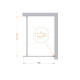 Душевая перегородка BelBagno KRAFT-L-1-70-C-Cr Душевая перегородка BelBagno KRAFT-L-1-70-C-Cr