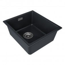 Мойка кварцевая LUMI 41UNI, IT-GRANIT, LU41-AN, антрацит, 410х460, Paulmark