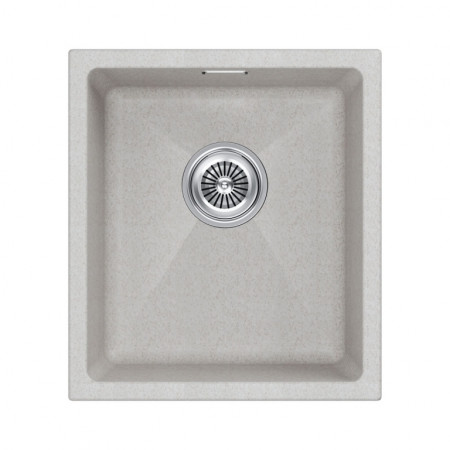Мойка кварцевая LUMI 41UNI, IT-GRANIT, LU41-BE, бежевый, 410х460, Paulmark