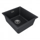 Мойка кварцевая LUMI 41UNI, IT-GRANIT, LU41-BL, черный, 410х460, Paulmark Мойка кварцевая LUMI 41UNI, IT-GRANIT, LU41-BL, черный, 410х460, Paulmark