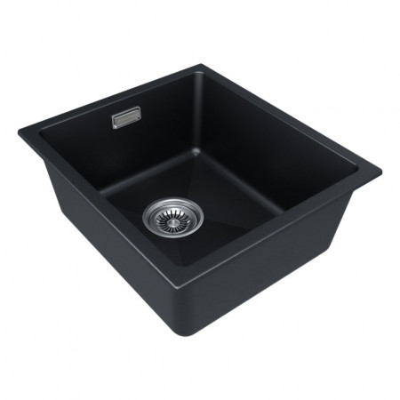 Мойка кварцевая LUMI 41UNI, IT-GRANIT, LU41-BLM, черный металлик, 410х460, Paulmark Мойка кварцевая LUMI 41UNI, IT-GRANIT, LU41-BLM, черный металлик, 410х460, Paulmark