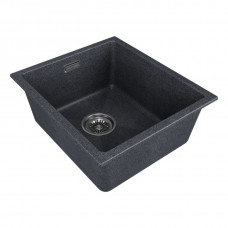 Мойка кварцевая LUMI 41UNI, IT-GRANIT, LU41-DG, графит, 410х460, Paulmark
