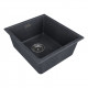 Мойка кварцевая LUMI 41UNI, IT-GRANIT, LU41-DG, графит, 410х460, Paulmark Мойка кварцевая LUMI 41UNI, IT-GRANIT, LU41-DG, графит, 410х460, Paulmark
