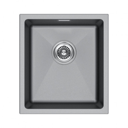 Мойка кварцевая LUMI 41UNI, IT-GRANIT, LU41-GRM, серый металлик, 410х460, Paulmark Мойка кварцевая LUMI 41UNI, IT-GRANIT, LU41-GRM, серый металлик, 410х460, Paulmark