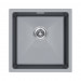 Мойка кварцевая LUMI 45UNI, IT-GRANIT, LU45-GRM, серый металлик, 455х460, Paulmark