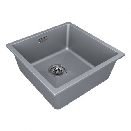 Мойка кварцевая LUMI 45UNI, IT-GRANIT, LU45-GRM, серый металлик, 455х460, Paulmark Мойка кварцевая LUMI 45UNI, IT-GRANIT, LU45-GRM, серый металлик, 455х460, Paulmark