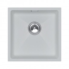 Мойка кварцевая LUMI 45UNI, IT-GRANIT, LU45-WH, белый, 455х460, Paulmark