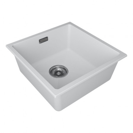 Мойка кварцевая LUMI 45UNI, IT-GRANIT, LU45-WH, белый, 455х460, Paulmark Мойка кварцевая LUMI 45UNI, IT-GRANIT, LU45-WH, белый, 455х460, Paulmark