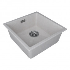 Мойка кварцевая LUMI 45UNI-SKEW, IT-GRANIT, LU45SK-BE, бежевый, 455х440, Paulmark