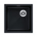 Мойка кварцевая LUMI 45UNI-SKEW, IT-GRANIT, LU45SK-BLM, черный металлик, 455х440, Paulmark