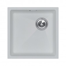 Мойка кварцевая LUMI 45UNI-SKEW, IT-GRANIT, LU45SK-WH, белый, 455х440, Paulmark