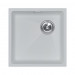 Мойка кварцевая LUMI 45UNI-SKEW, IT-GRANIT, LU45SK-WH, белый, 455х440, Paulmark