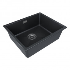 Мойка кварцевая LUMI 55UNI, IT-GRANIT, LU55-AN, антрацит, 555х460, Paulmark