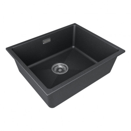 Мойка кварцевая LUMI 55UNI, IT-GRANIT, LU55-BL, черный, 555х460, Paulmark Мойка кварцевая LUMI 55UNI, IT-GRANIT, LU55-BL, черный, 555х460, Paulmark