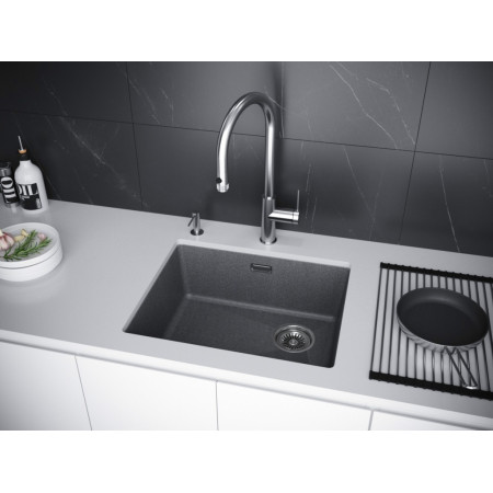 Мойка кварцевая LUMI 55UNI, IT-GRANIT, LU55-DG, графит, 555х460, Paulmark Мойка кварцевая LUMI 55UNI, IT-GRANIT, LU55-DG, графит, 555х460, Paulmark