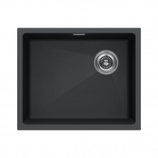 Мойка кварцевая LUMI 55UNI-SKEW, IT-GRANIT, LU55SK-AN, антрацит, 555х440, Paulmark