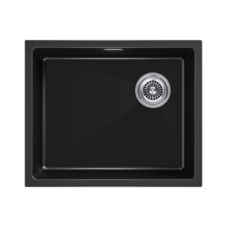 Мойка кварцевая LUMI 55UNI-SKEW, IT-GRANIT, LU55SK-BLM, черный металлик, 555х440, Paulmark Мойка кварцевая LUMI 55UNI-SKEW, IT-GRANIT, LU55SK-BLM, черный металлик, 555х440, Paulmark