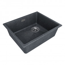 Мойка кварцевая LUMI 55UNI-SKEW, IT-GRANIT, LU55SK-DG, графит, 555х440, Paulmark