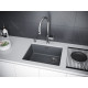 Мойка кварцевая LUMI 55UNI-SKEW, IT-GRANIT, LU55SK-DG, графит, 555х440, Paulmark