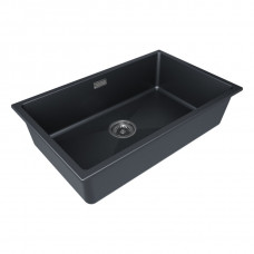 Мойка кварцевая LUMI 74UNI, IT-GRANIT, LU74-AN, антрацит, 740х460, Paulmark