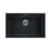 Мойка кварцевая LUMI 74UNI, IT-GRANIT, LU74-BLM, черный металлик, 740х460, Paulmark