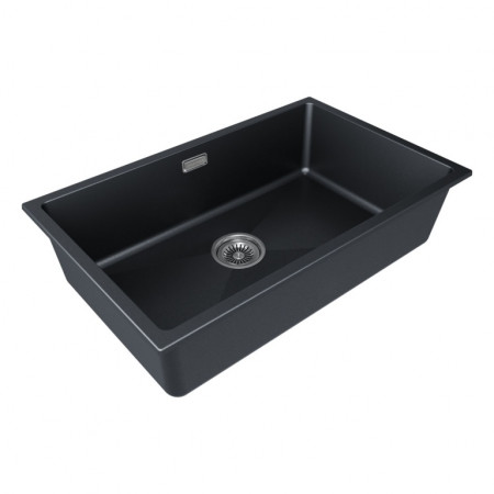 Мойка кварцевая LUMI 74UNI, IT-GRANIT, LU74-BLM, черный металлик, 740х460, Paulmark Мойка кварцевая LUMI 74UNI, IT-GRANIT, LU74-BLM, черный металлик, 740х460, Paulmark