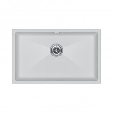 Мойка кварцевая LUMI 74UNI, IT-GRANIT, LU74-WH, белый, 740х460, Paulmark