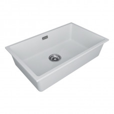 Мойка кварцевая LUMI 74UNI, IT-GRANIT, LU74-WH, белый, 740х460, Paulmark