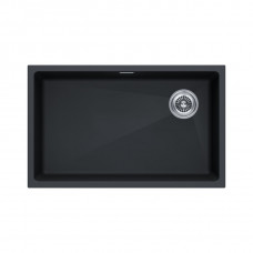 Мойка кварцевая LUMI 74UNI-SKEW, IT-GRANIT, LU74SK-AN, антрацит, 740х440, Paulmark