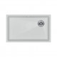 Мойка кварцевая LUMI 74UNI-SKEW, IT-GRANIT, LU74SK-WH, белый, 740х440, Paulmark