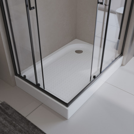 Акриловый поддон 100х80 правосторонний BelBagno TRAY-BB-AH-100/80-15-W-R с сифоном Акриловый поддон 100х80 правосторонний BelBagno TRAY-BB-AH-100/80-15-W-R с сифоном
