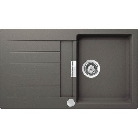 Мойка кварцевая Schock Signus 45D (D-100) Cristadur, 860x500, серебристый камень Мойка кварцевая Schock Signus 45D (D-100) Cristadur, 860x500, серебристый камень