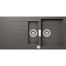 Мойка кварцевая Schock Signus 60D (D-150) Cristadur, 1000x500, серебристый камень