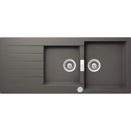 Мойка кварцевая Schock Signus 80D (D-200) Cristadur, 1160x500, серебристый камень Мойка кварцевая Schock Signus 80D (D-200) Cristadur, 1160x500, серебристый камень
