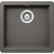 Мойка кварцевая Schock Soho 50 (N-100S) Cristadur, 450x430, серебристый камень