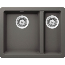 Мойка кварцевая Schock Soho 60 Plus (N-150) Cristadur, 550x430, серебристый камень