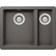 Мойка кварцевая Schock Soho 60 Plus (N-150) Cristadur, 550x430, серебристый камень