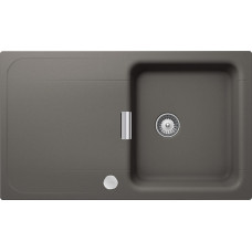 Мойка кварцевая Schock Wembley 50D Cristadur, 860x510, серебристый камень