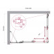 Душевой уголок BelBagno LUCE-AH-21-105/80-C-Cr Душевой уголок BelBagno LUCE-AH-21-105/80-C-Cr