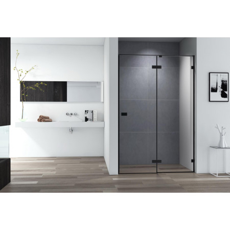 Душевая дверь Cezares BELLAGIO-B-12-120-C-NERO, 120х197, профиль черный, прозрачное стекло Душевая дверь Cezares BELLAGIO-B-12-120-C-NERO, 120х197, профиль черный, прозрачное стекло