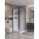 Душевая кабина BelBagno UNO-CAB-A-1-90-C-NERO-Bi-TOP-R правосторонняя Душевая кабина BelBagno UNO-CAB-A-1-90-C-NERO-Bi-TOP-R правосторонняя