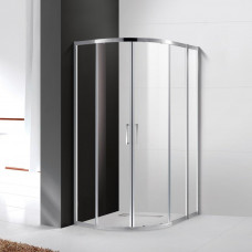 Душевой уголок Cezares MOLVENO-RH-2-100/80-C-Cr-IV, 100х80х195, профиль хром, стекло прозрачное