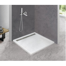 Поддон из искусственного мрамора 90х90 Cezares TRAY-AS-A-90-30-W без сифона