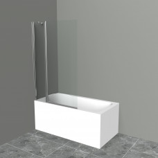 Шторка на ванну BelBagno UNO-V-11-100/150-C-Cr